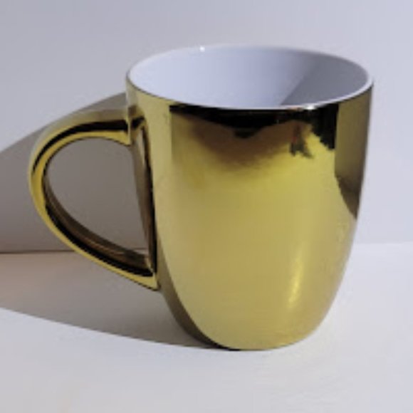 GOLD OVERSIZED COFFEE MUG "NURSE, BECAUSE BADASS LIFESAVER ISN'T OFFICL JOB TITL - Picture 2 of 5